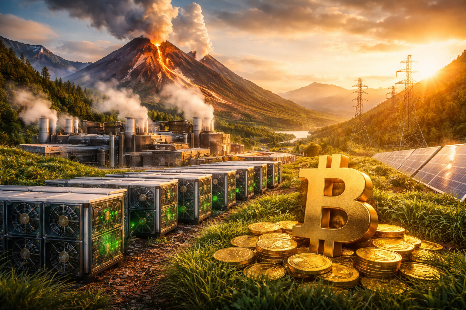 Minería Verde en Texas: El proyecto de energía volcánica que promete hacer a Bitcoin 100% renovable para 2030